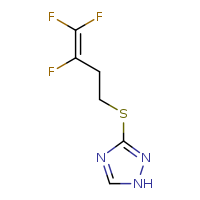 3-[(3,4,4-trifluorobut-3-en-1-yl)sulfanyl]-1H-1,2,4-triazole