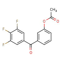 3-(3,4,5-trifluorobenzoyl)phenyl acetate