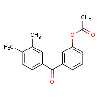 3-(3,4-dimethylbenzoyl)phenyl acetate