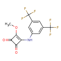 3-{[3,5-bis(trifluoromethyl)phenyl]amino}-4-methoxycyclobut-3-ene-1,2-dione