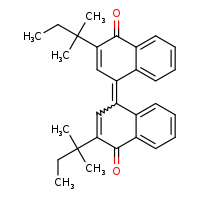 3,3'-bis(2-methylbutan-2-yl)-[1,1'-binaphthalenylidene]-4,4'-dione
