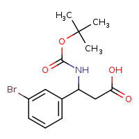 3-(3-bromophenyl)-3-[(tert-butoxycarbonyl)amino]propanoic acid