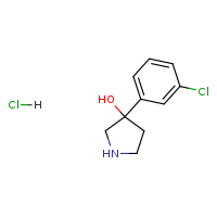 3-(3-chlorophenyl)pyrrolidin-3-ol hydrochloride