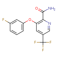 3-(3-fluorophenoxy)-5-(trifluoromethyl)pyridine-2-carboxamide