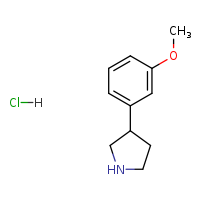 3-(3-methoxyphenyl)pyrrolidine hydrochloride