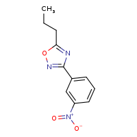 3-(3-nitrophenyl)-5-propyl-1,2,4-oxadiazole