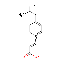 3-[4-(2-methylpropyl)phenyl]prop-2-enoic acid