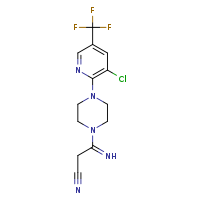 3-{4-[3-chloro-5-(trifluoromethyl)pyridin-2-yl]piperazin-1-yl}-3-iminopropanenitrile