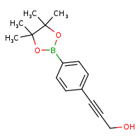 3-[4-(4,4,5,5-tetramethyl-1,3,2-dioxaborolan-2-yl)phenyl]prop-2-yn-1-ol