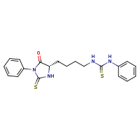 3-{4-[(4S)-5-oxo-1-phenyl-2-sulfanylideneimidazolidin-4-yl]butyl}-1-phenylthiourea