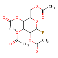 [3,4,5-tris(acetyloxy)-6-fluorooxan-2-yl]methyl acetate