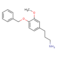 3-[4-(benzyloxy)-3-methoxyphenyl]propan-1-amine