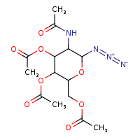 [3,4-bis(acetyloxy)-6-azido-5-acetamidooxan-2-yl]methyl acetate