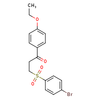 3-(4-bromobenzenesulfonyl)-1-(4-ethoxyphenyl)propan-1-one