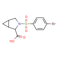 3-(4-bromobenzenesulfonyl)-3-azabicyclo[3.1.0]hexane-2-carboxylic acid