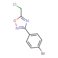 3-(4-bromophenyl)-5-(chloromethyl)-1,2,4-oxadiazole