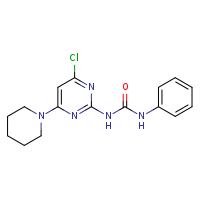 3-[4-chloro-6-(piperidin-1-yl)pyrimidin-2-yl]-1-phenylurea