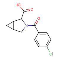 3-(4-chlorobenzoyl)-3-azabicyclo[3.1.0]hexane-2-carboxylic acid