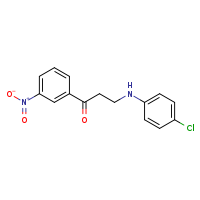 3-[(4-chlorophenyl)amino]-1-(3-nitrophenyl)propan-1-one