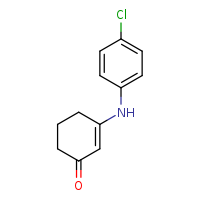3-[(4-chlorophenyl)amino]cyclohex-2-en-1-one