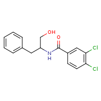 3,4-dichloro-N-(1-hydroxy-3-phenylpropan-2-yl)benzamide