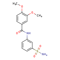 3,4-dimethoxy-N-(3-sulfamoylphenyl)benzamide