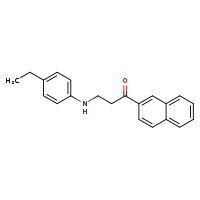 3-[(4-ethylphenyl)amino]-1-(naphthalen-2-yl)propan-1-one