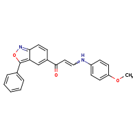 3-[(4-methoxyphenyl)amino]-1-(3-phenyl-2,1-benzoxazol-5-yl)prop-2-en-1-one