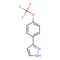 3-[4-(trifluoromethoxy)phenyl]-1H-pyrazole