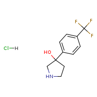 3-[4-(trifluoromethyl)phenyl]pyrrolidin-3-ol hydrochloride