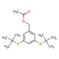 [3,5-bis(tert-butylsulfanyl)phenyl]methyl acetate