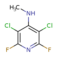 3,5-dichloro-2,6-difluoro-N-methylpyridin-4-amine