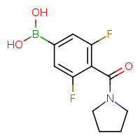 3,5-difluoro-4-(pyrrolidine-1-carbonyl)phenylboronic acid