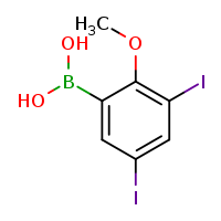 3,5-diiodo-2-methoxyphenylboronic acid