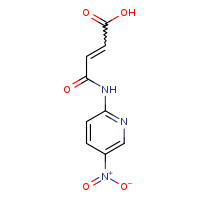 3-[(5-nitropyridin-2-yl)carbamoyl]prop-2-enoic acid