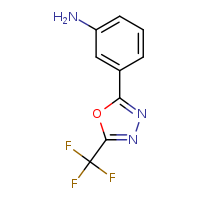 3-[5-(trifluoromethyl)-1,3,4-oxadiazol-2-yl]aniline