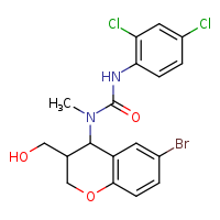 3-[6-bromo-3-(hydroxymethyl)-3,4-dihydro-2H-1-benzopyran-4-yl]-1-(2,4-dichlorophenyl)-3-methylurea