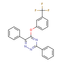 3,6-diphenyl-5-[3-(trifluoromethyl)phenoxy]-1,2,4-triazine