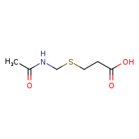3-[(acetamidomethyl)sulfanyl]propanoic acid