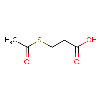 3-(acetylsulfanyl)propanoic acid