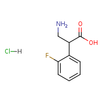 3-amino-2-(2-fluorophenyl)propanoic acid hydrochloride