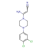 3-amino-3-[4-(3,4-dichlorophenyl)piperazin-1-yl]prop-2-enenitrile