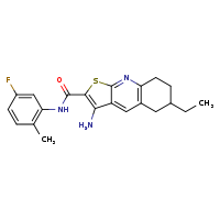 3-amino-6-ethyl-N-(5-fluoro-2-methylphenyl)-5H,6H,7H,8H-thieno[2,3-b]quinoline-2-carboxamide