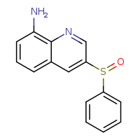 3-(benzenesulfinyl)quinolin-8-amine
