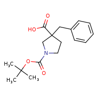 3-benzyl-1-(tert-butoxycarbonyl)pyrrolidine-3-carboxylic acid