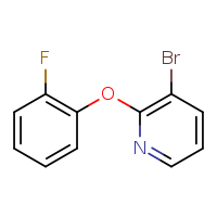 3-bromo-2-(2-fluorophenoxy)pyridine