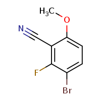 3-bromo-2-fluoro-6-methoxybenzonitrile