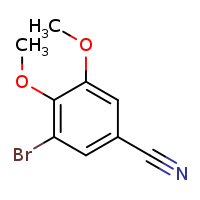 3-bromo-4,5-dimethoxybenzonitrile