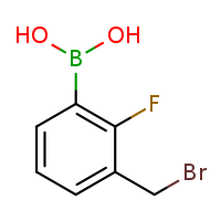 3-(bromomethyl)-2-fluorophenylboronic acid