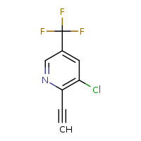 3-chloro-2-ethynyl-5-(trifluoromethyl)pyridine